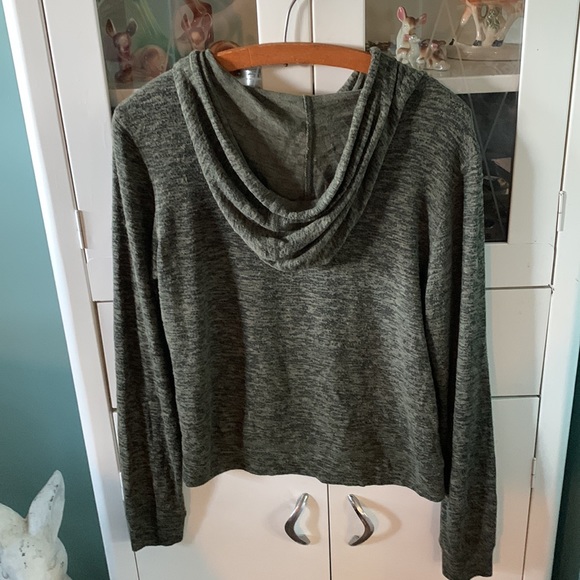 Live Love Dream soft fuzzy hooded top sz m euc - Picture 5 of 5